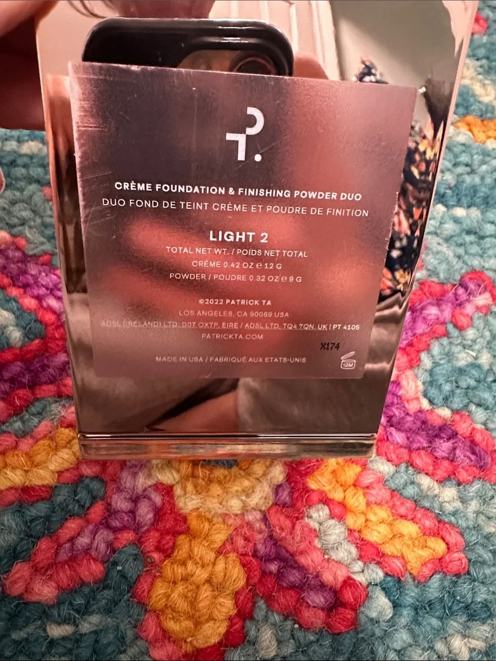 PATRICK TA Major Skin Cream Foundation & Finishing Powder Duo Light 2